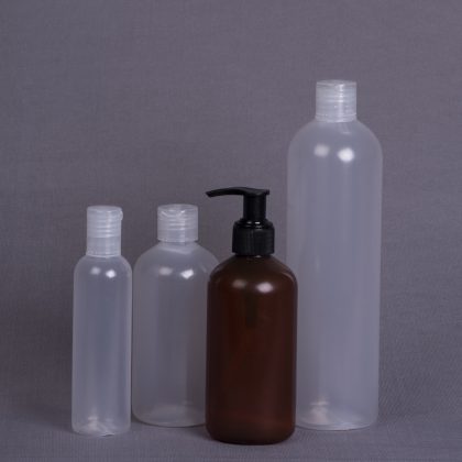 Round Bottles PP Amber/Transparent