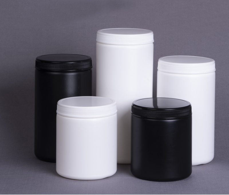 Cylindrical Wide Mouth Jars