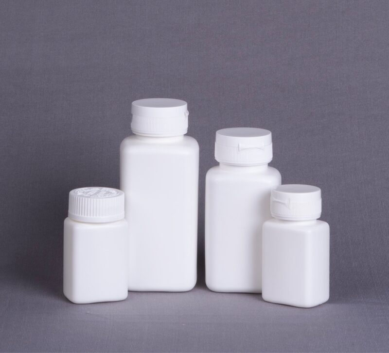 Oblong Tablet Containers HDPE