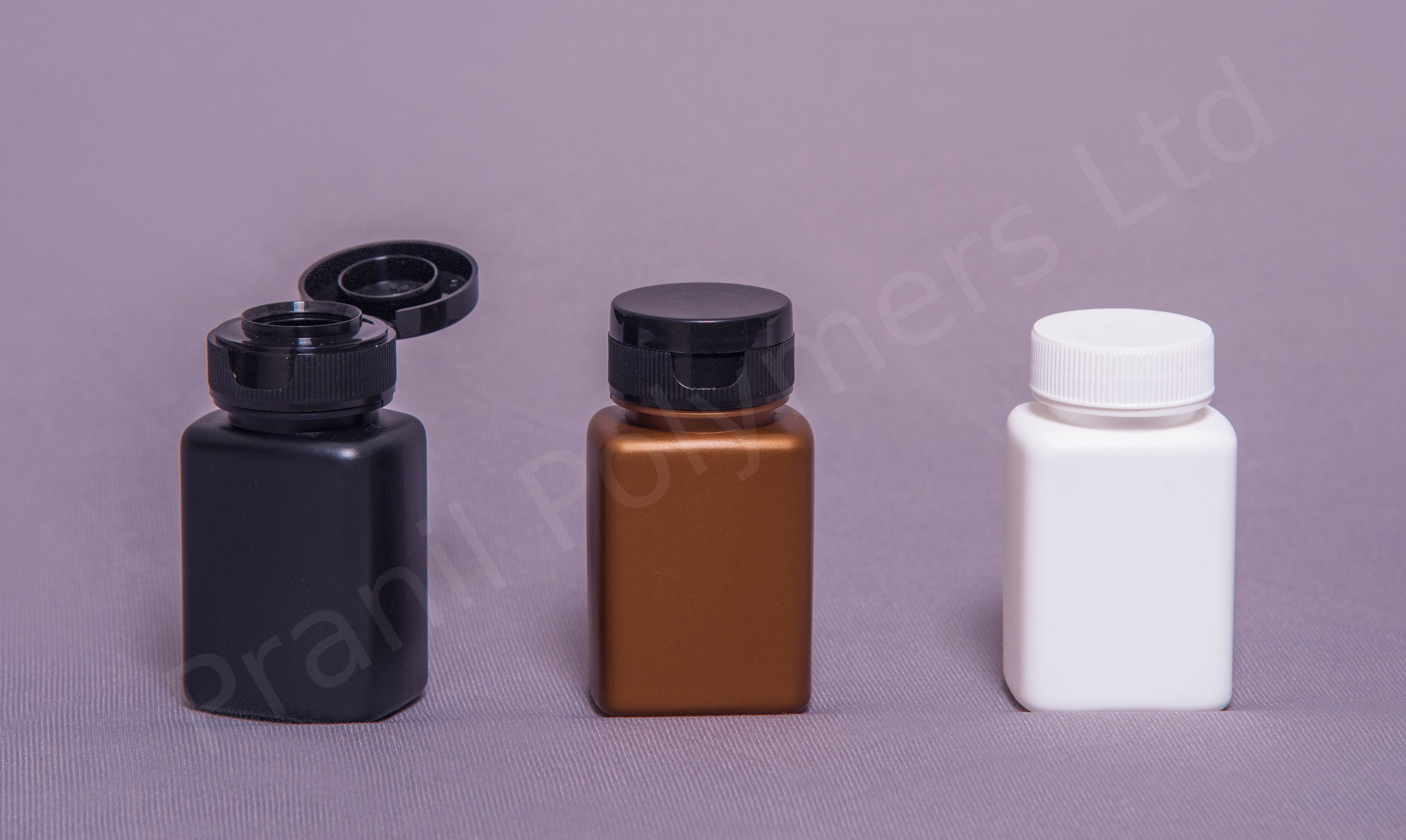 Oblong Tablet Containers HDPE