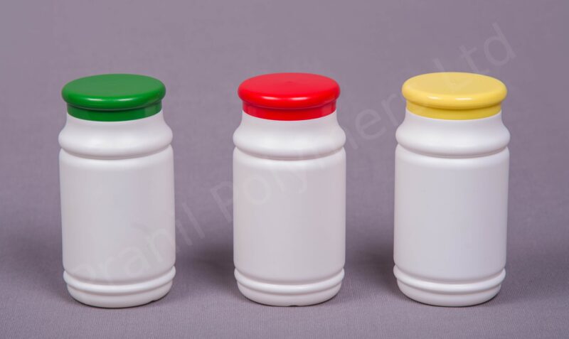 Herbal Powder jars with Disc shape screw caps