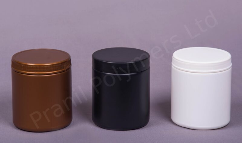 Cylindrical Wide Mouth Jars